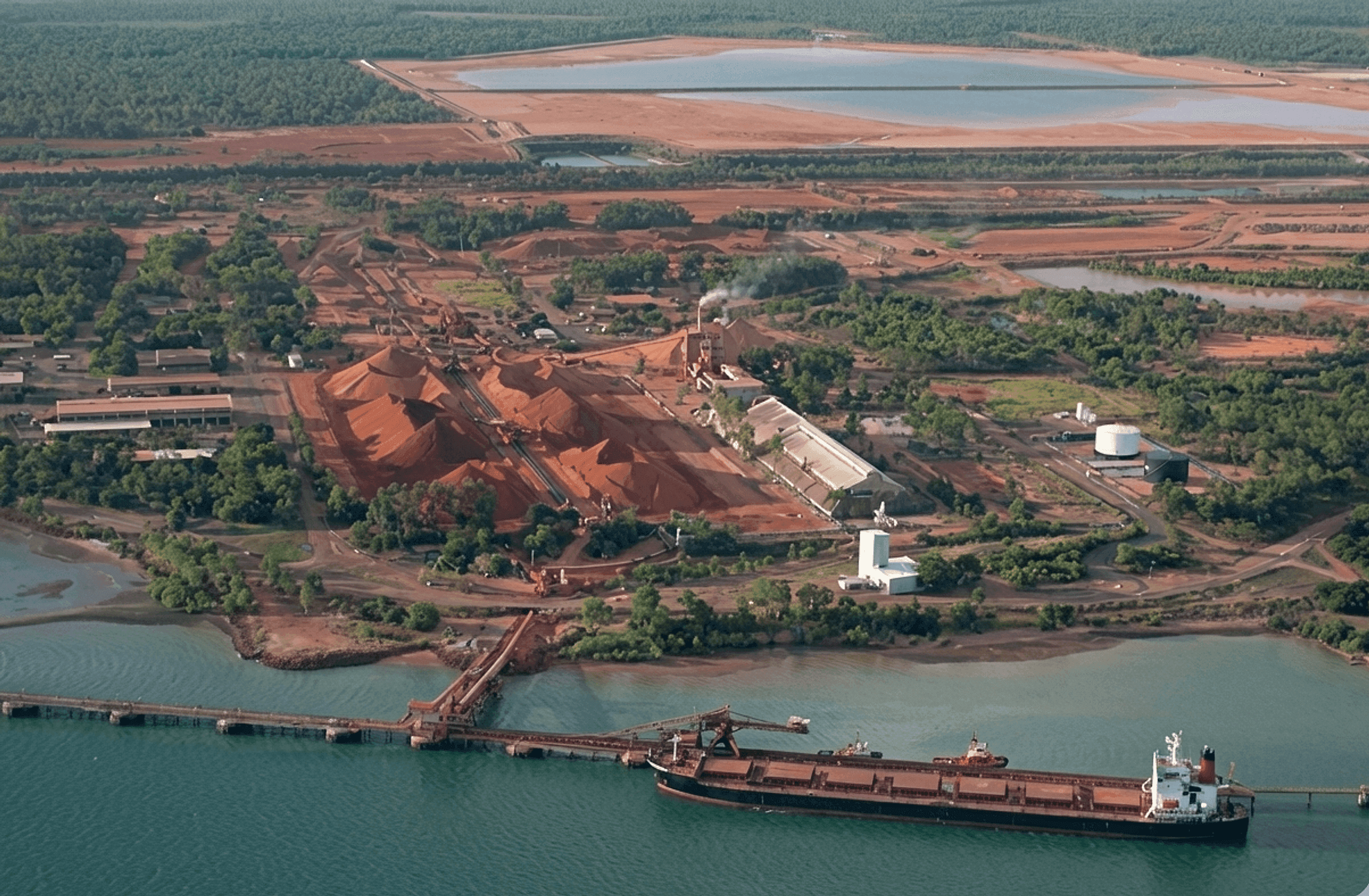 Mining and port operations in West Africa
